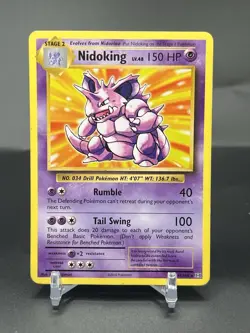 2016 Pokemon XY Evolutions NIDOKING 45 Rare - Image 1