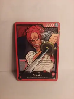 custom 3d one piece card- shanks-op09-01 leader shadowbox - Image 1