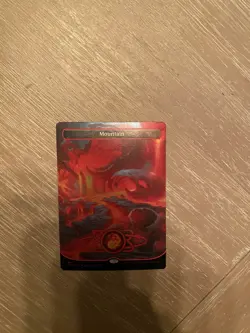🔮 MTG: Mountain (489) (Borderless) (Galaxy Foil) Unfinity Foil - Image 1
