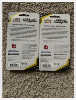 4x Sealed TEAM UP Blister Packs (Pikachu SM162 + Mimikyu SM163) Pokemon Cards - Image 2