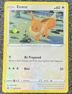 Eevee - SWSH190 Holo - SWSH: Sword & Shield Promo Cards (SWSD) - Image 1