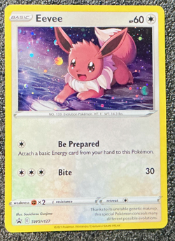 Eevee - SWSH127 Holo - SWSH: Sword & Shield Promo Cards (SWSD) - Image 1