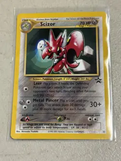 Scizor #33 WoTC Black Star Promo Pokemon Card - Image 1