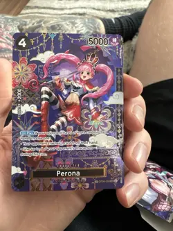 Perona OP06-093 OP14 SP Alternate Art Azure Sea's Seven One Piece Card English - Image 1
