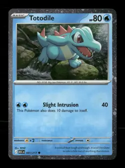 Totodile (Cosmos Holo) 041/217 Holo Miscellaneous Cards & Products NM/M Pokemon - Image 1