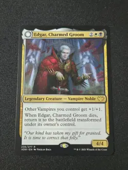 Edgar, Charmed Groom 236 Rare Prerelease Cards Magic: The Gathering Near Mint - Image 1