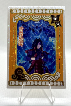 Madara Uchiha #TGR-008 Foil 3D Image /188; Naruto Phantom Cards Series 1 CCG - Image 1