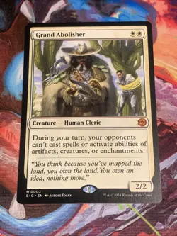 MTG Grand Abolisher Outlaws of Thunder Junction: Mythic Rare MTG Mint - Image 1