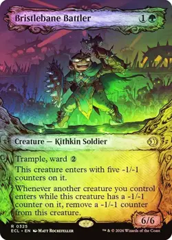 Bristlebane Battler Foil Showcase Lorwyn Eclipsed NM MTG - Image 1