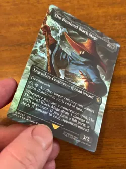 The Destined Black Mage - Final Fantasy - MTG - FOIL - 0447 - Image 2