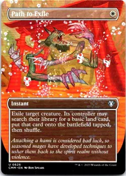 Path to Exile (Borderless) 626 Commander Masters Magic: The Gathering NM - Image 1