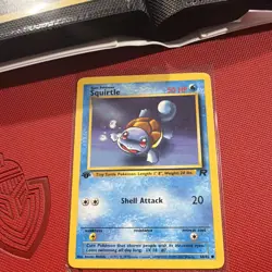 WotC Squirtle 68/82 Team Rocket 1sr edition Regular Common 50 HP English 2000 - Image 1