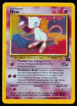 Mew #9 Promo NM/VLP Pokemon Card - Image 1