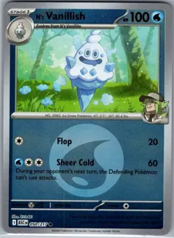 N's Vanillish (Energy Symbol Pattern) 050/217 ME: Ascended Heroes - Pokemon - NM - Image 1