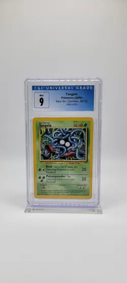 Tangela - 66/102 - CGC 9 Mint - Common (Base Set - Unlimited) Pokemon TCG - Image 1