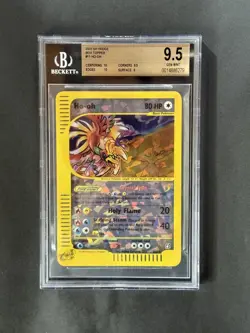 BGS 9.5 2003 POKEMON SKYRIDGE BOX TOPPER #11 HO-OH CRYSTAL BOX TOPPER HOLO PROMO - Image 1