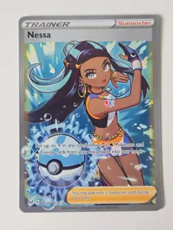 Pokemon Nessa TG27/TG30 - Lost Origin Trainer Gallery - Holo Ultra Rare - Image 1