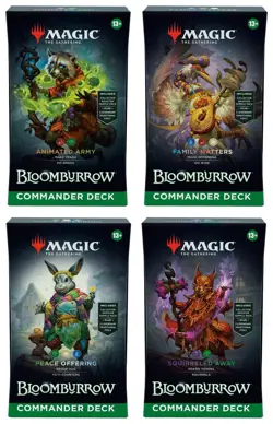 Magic the Gathering MTG: Bloomburrow Commander Deck Set of 4 - BRAND NEW SEALED - Image 1