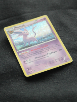 Pokemon "Mentali / Espeon" 7/12 *Holo* McDonald's 2013 - French - Light Played - Image 4