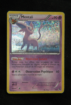 Pokemon "Mentali / Espeon" 7/12 *Holo* McDonald's 2013 - French - Light Played - Image 5
