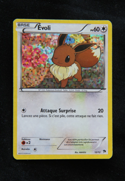 Pokemon "Evoli / Eevee" 12/12 *Holo* McDonald's 2013 - French - Good - Image 1