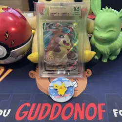 💎 BGS 9.5 GEM MINT 2020 Pokemon Sword & Shield MORPEKO VMAX #80 FA PSA 10 Ready - Image 1
