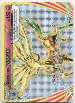 Xerneas BREAK 82/114 BREAK Rare Steam Siege Pokemon Lightly Played - Image 1
