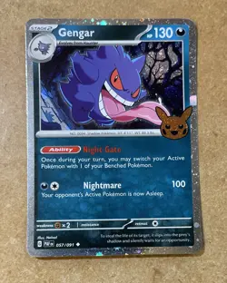Pokemon TCG Gengar 057/091 Halloween Trick Or Trade 2024 Cosmos Holo - Image 1