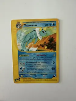 Pokemon TCG Vaporeon 33/144 Skyridge Non Holo Rare - Image 3