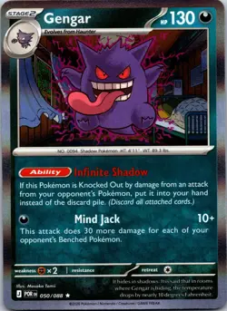 Gengar 050/088 Rare Perfect Order Pokemon Holo Near Mint - Image 1