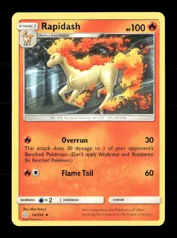 Rapidash 24/236 Cosmic Eclipse NM/M Pokemon - Image 1