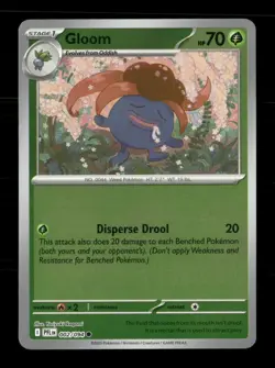 Gloom 002/094 Phantasmal Flames Reverse Holo NM/M Pokemon - Image 1
