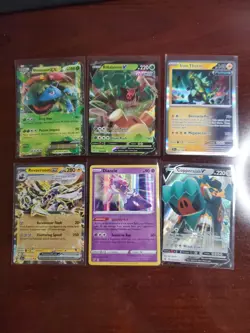 Pokemon 6 Card Lot Holos EX, V And Rare Cards , Great Value Set Building Lot12 - Image 1
