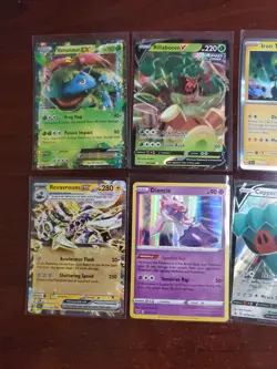 Pokemon 6 Card Lot Holos EX, V And Rare Cards , Great Value Set Building Lot12 - Image 2