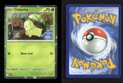 Chikorita (Cosmos Holo) 069 Holo ME: Mega Evolution Promo NM/M Pokemon - Image 3