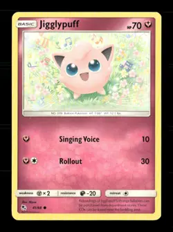 Jigglypuff 41/68 Hidden Fates NM/M Pokemon - Image 1