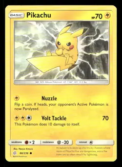Pikachu 66/236 Cosmic Eclipse NM/M Pokemon - Image 1