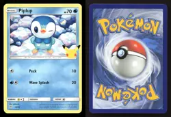 Piplup 020/025 McDonald's 25th Anniversary Promos NM/M Pokemon - Image 3