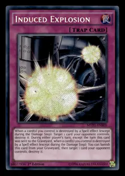 Induced Explosion MVP1-ENS09 The Dark Side of Dimensions Yu-Gi-Oh NM - Image 1