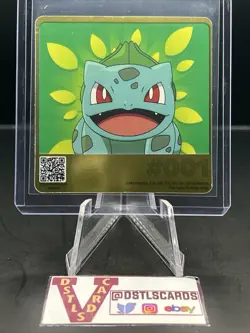 2024 Oreo x Pokemon Special Edition Bulbasaur Photo Card #001 Asia Exclusive - Image 1