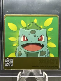 2024 Oreo x Pokemon Special Edition Bulbasaur Photo Card #001 Asia Exclusive - Image 2