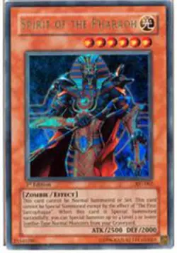 Yugioh! LP Spirit of the Pharaoh - AST-062 - Ultra Rare - 1st Edition Lightly Pl - Image 1
