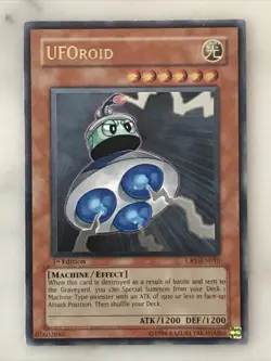 YU-GI-Oh! “UFOroid” Ultimate Rare 1st Ed CRV-EN010 NM - Image 1