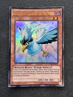 Yugioh Blackwing - Blizzard the Far North 1st Ed Ultra Rare LC5D-EN113 VLP/NM - Image 1