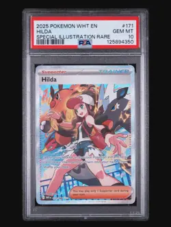 Hilda SIR 171/086 SV: Pokemon Black Bolt & White Flare PSA 10 - Image 1