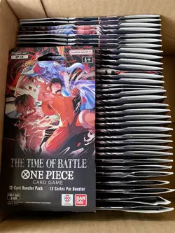 One Piece TCG English OP-16 The Time of Battle Booster Sleeved Pack Lot of 35 - Image 1