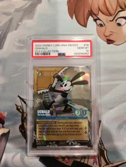 Disney Lorcana - Oswald - The Lucky Rabbit - 2024 D23 Promos# 6 - PSA 10 - Image 1