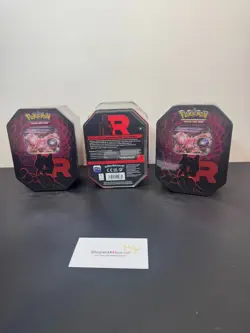 Pokemon TCG: Destined Rivals | Team Rocket Tin | Set of 3 | New & Sealed - Image 2