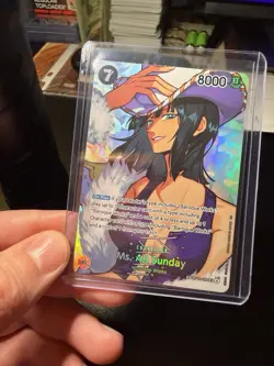 Bandai One Piece Card Game Ms. All Sunday OP14-084 SP Foil Full Art 8000 ENG - Image 1