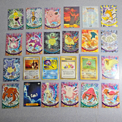 Lot of 24 Mixed Pokemon Topps Trading Cards & Regular Pokemon TCG Cards w/ Foils - Image 1
